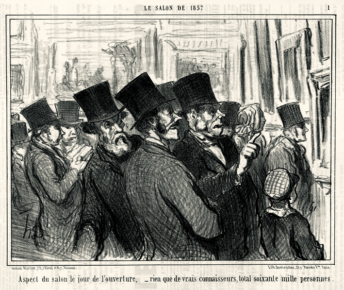  奥诺雷·杜米埃 Honore Daumier ——开幕当天酒廊外观